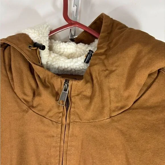 NWT Lee Workwear 1989 Heavy Caramel Tan Canvas Bomber Jacket Coat XLarge NWT - Picture 6 of 8